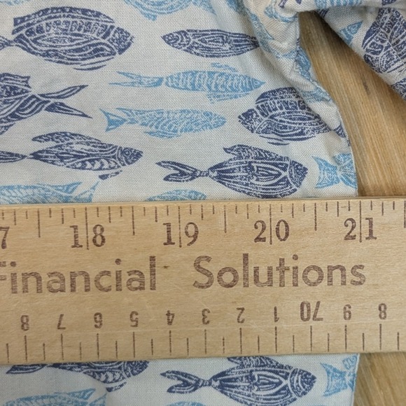 L.L.Bean Shirt‎ Tropics Fish Casual Men's Short Sleeve Button Down Men's Small - Picture 7 of 7
